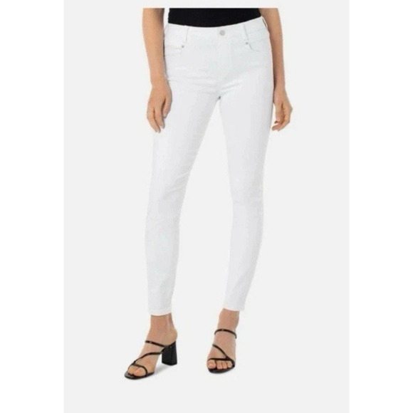 Liverpool Gia Glider Ankle Skinny Jeans in Bright White Size 4/27 - Picture 1 of 11